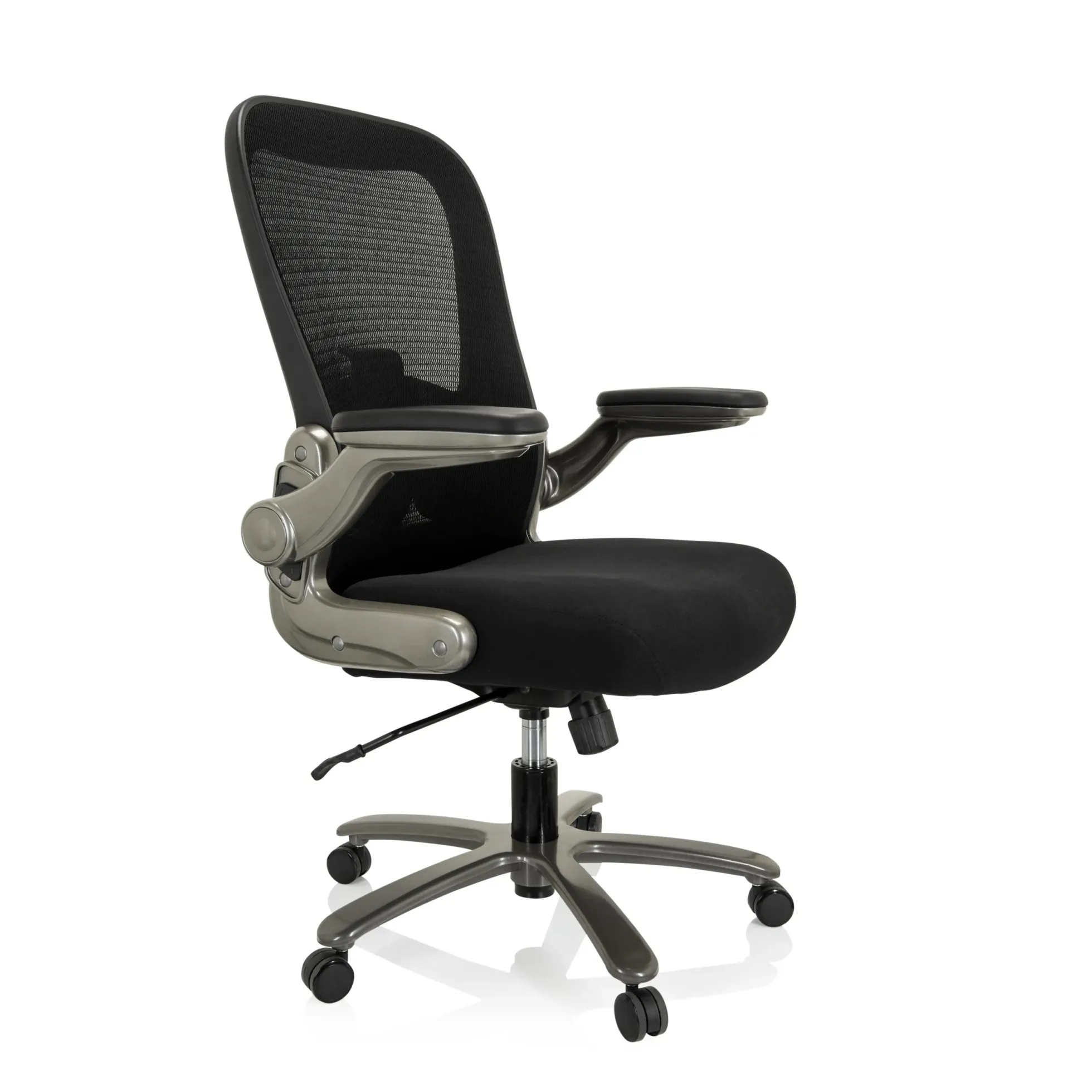 INSTRUCTOR T I | Stoff/Netz - XXL Drehstuhl Schwarz