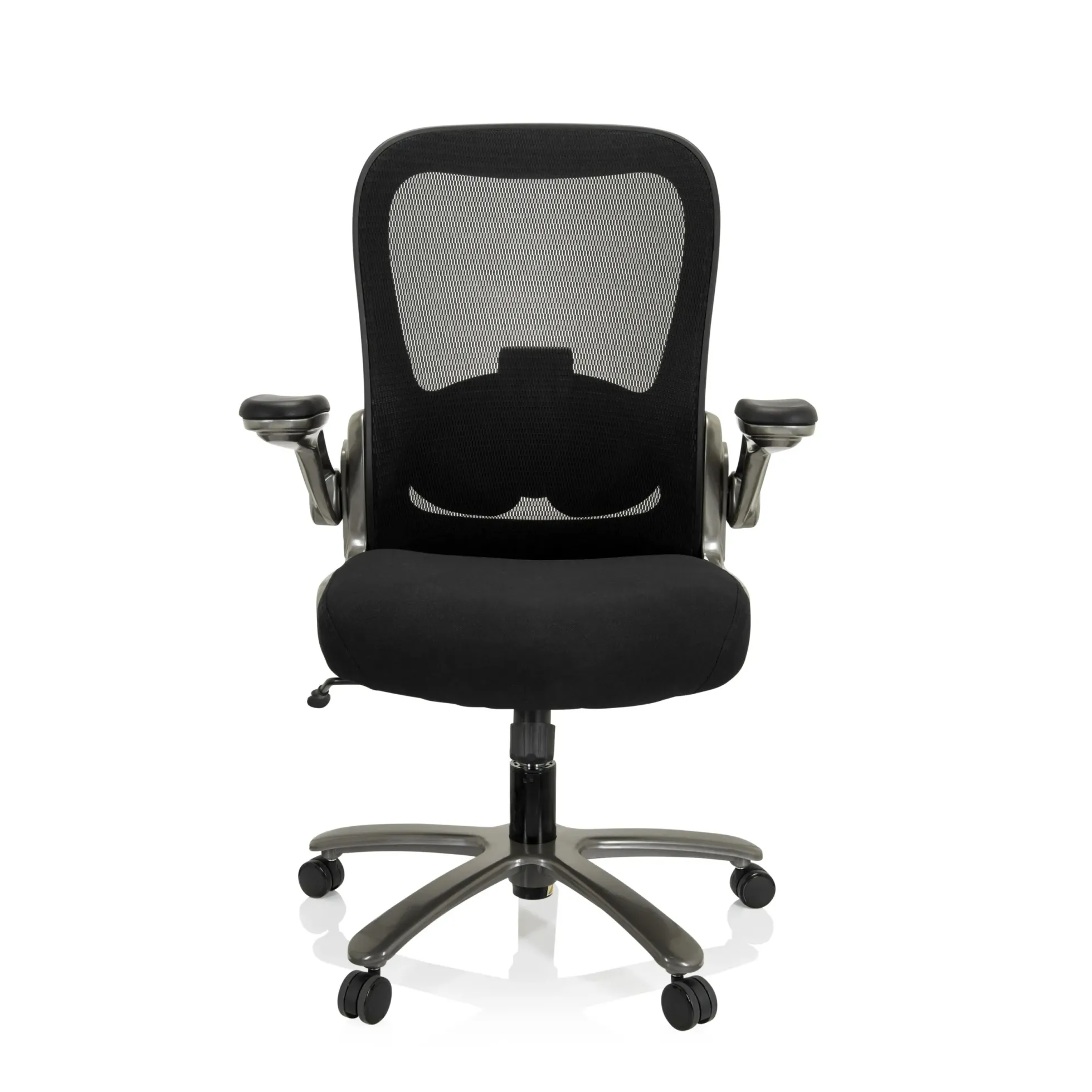 INSTRUCTOR T I | Stoff/Netz - XXL Drehstuhl Schwarz