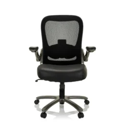 INSTRUCTOR XXL T I | Leder/Netz - XXL Drehstuhl Schwarz