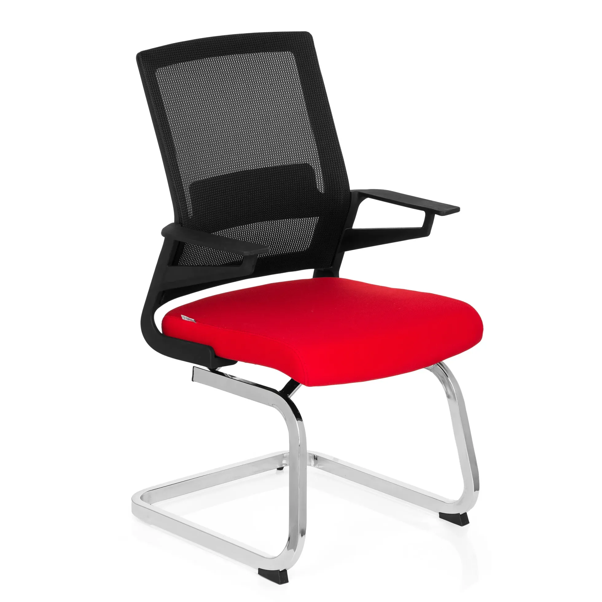 INVENTOR V - Freischwinger Schwarz/Rot
