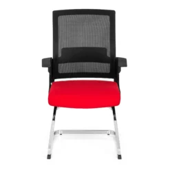 INVENTOR V - Freischwinger Schwarz/Rot