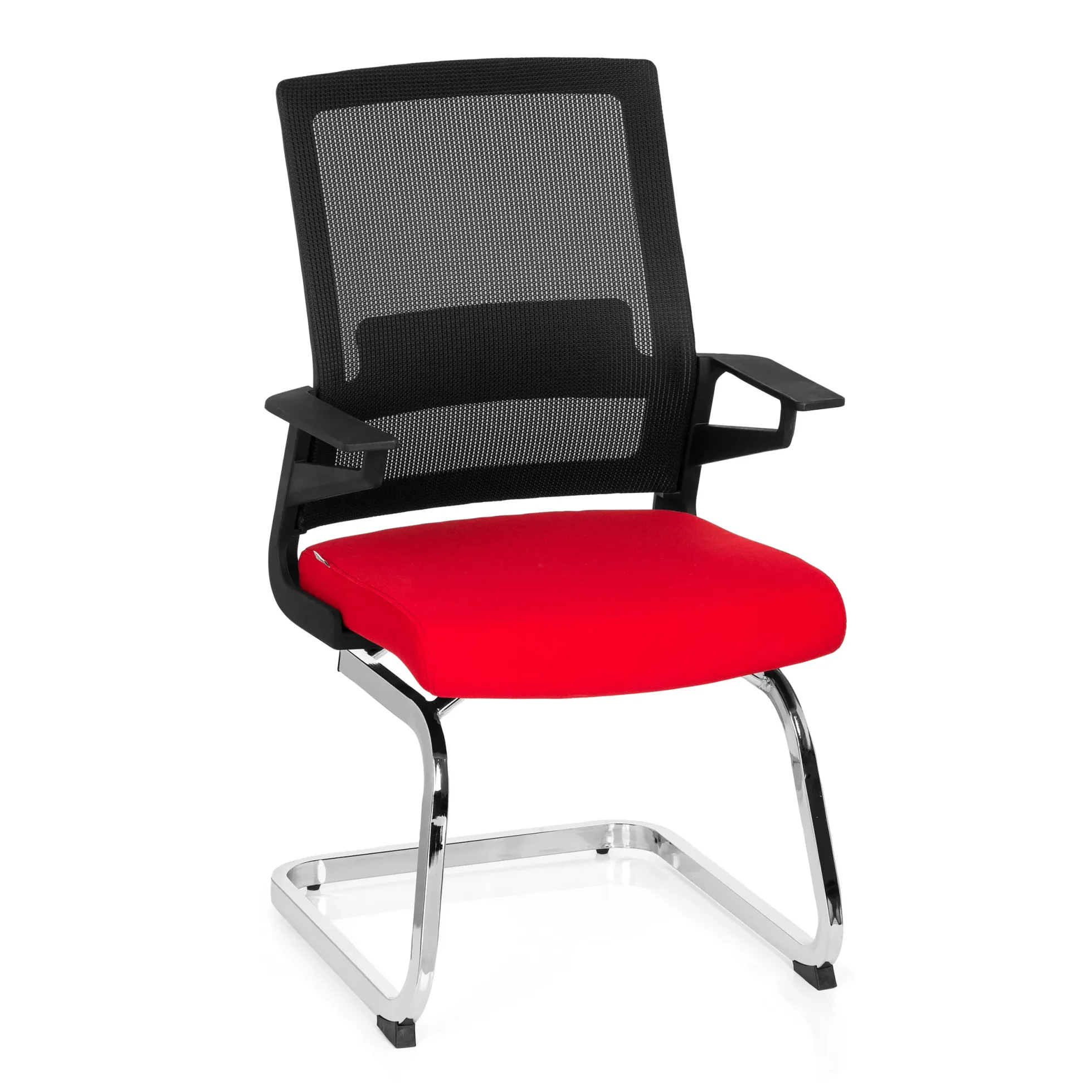 INVENTOR V - Freischwinger Schwarz/Rot