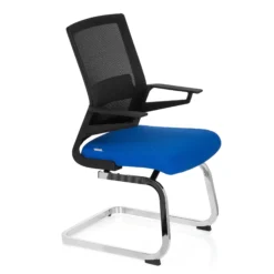 INVENTOR V - Freischwinger Schwarz/Blau