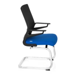 INVENTOR V - Freischwinger Schwarz/Blau