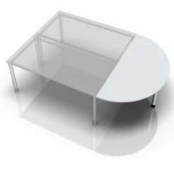 JA60 / JA80 / JA160 Ansatztisch 160x80 Grau
