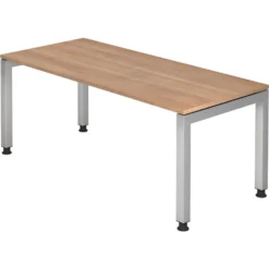 JAVA 19 S | Schreibtisch 180 x 80 höhenverstellbar Nussbaum