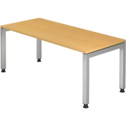 JAVA 19 S | Schreibtisch 180 x 80 höhenverstellbar Buche
