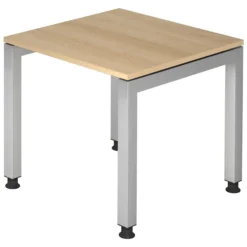 JAVA 8 S | Schreibtisch 80 x 80 höhenverstellbar Eiche