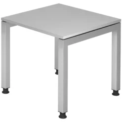 JAVA 8 S | Schreibtisch 80 x 80 höhenverstellbar Grau