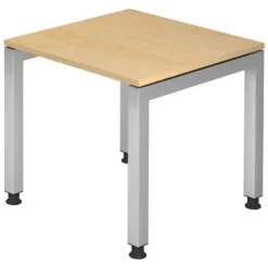 JAVA 8 S | Schreibtisch 80 x 80 höhenverstellbar Ahorn