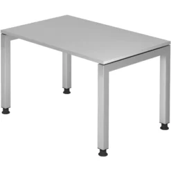 JAVA 12 S | Schreibtisch 120 x 80 höhenverstellbar Grau