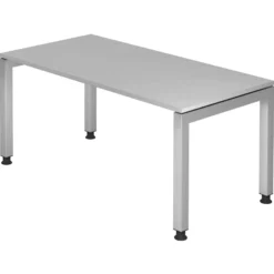 JAVA 16 S | Schreibtisch 160 x 80 höhenverstellbar Grau