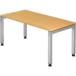 JAVA 16 S | Schreibtisch 160 x 80 höhenverstellbar Buche