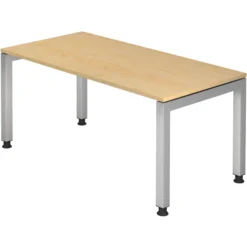 JAVA 16 S | Schreibtisch 160 x 80 höhenverstellbar Ahorn