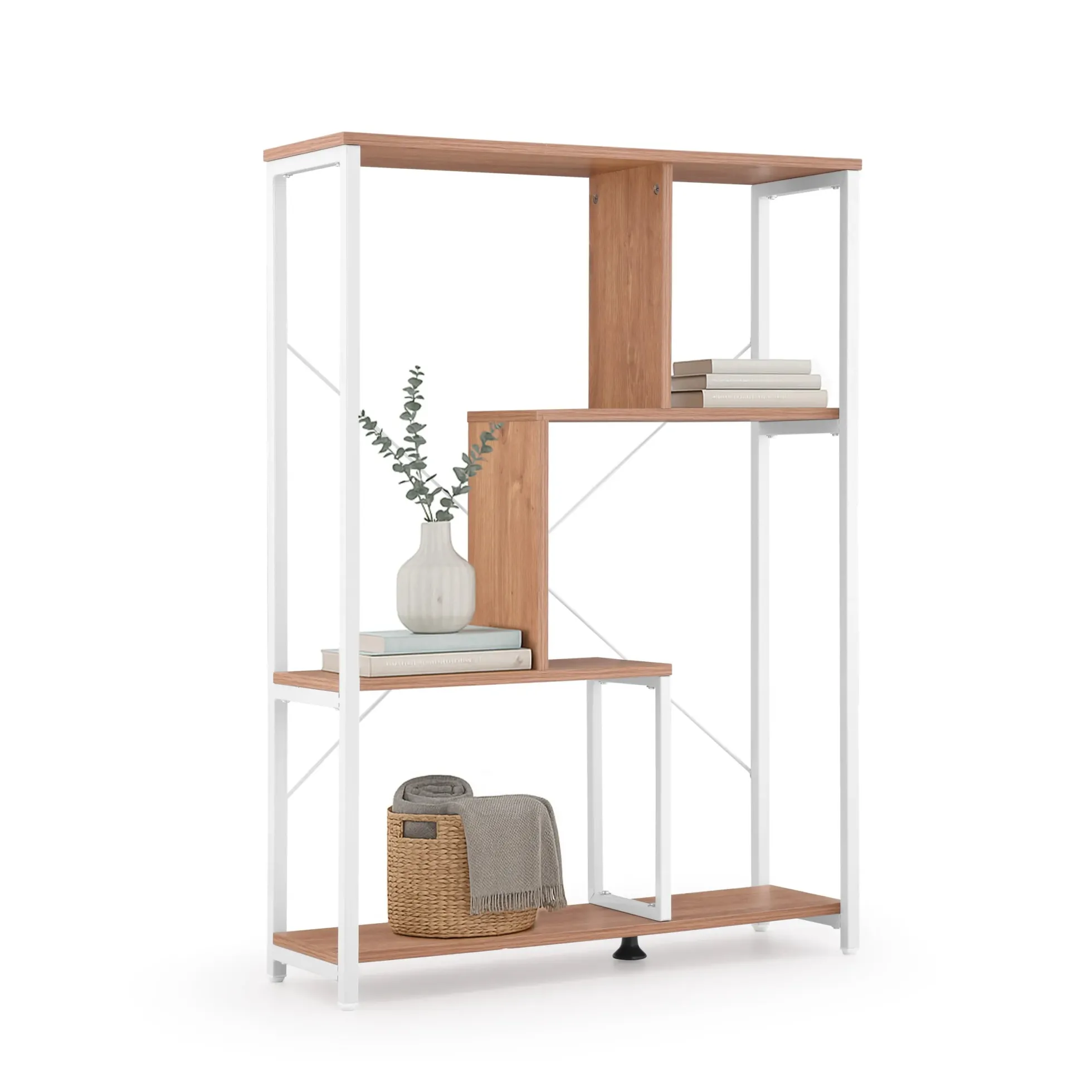 Kalag Eco - Regal Weiß/Eiche