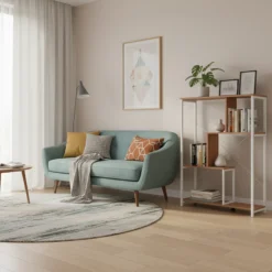 Kalag Eco - Regal Weiß/Eiche
