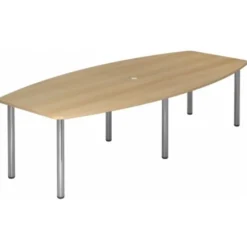 KARAT 28 C - Karat mit Chromfuß 280 x 130 Eiche