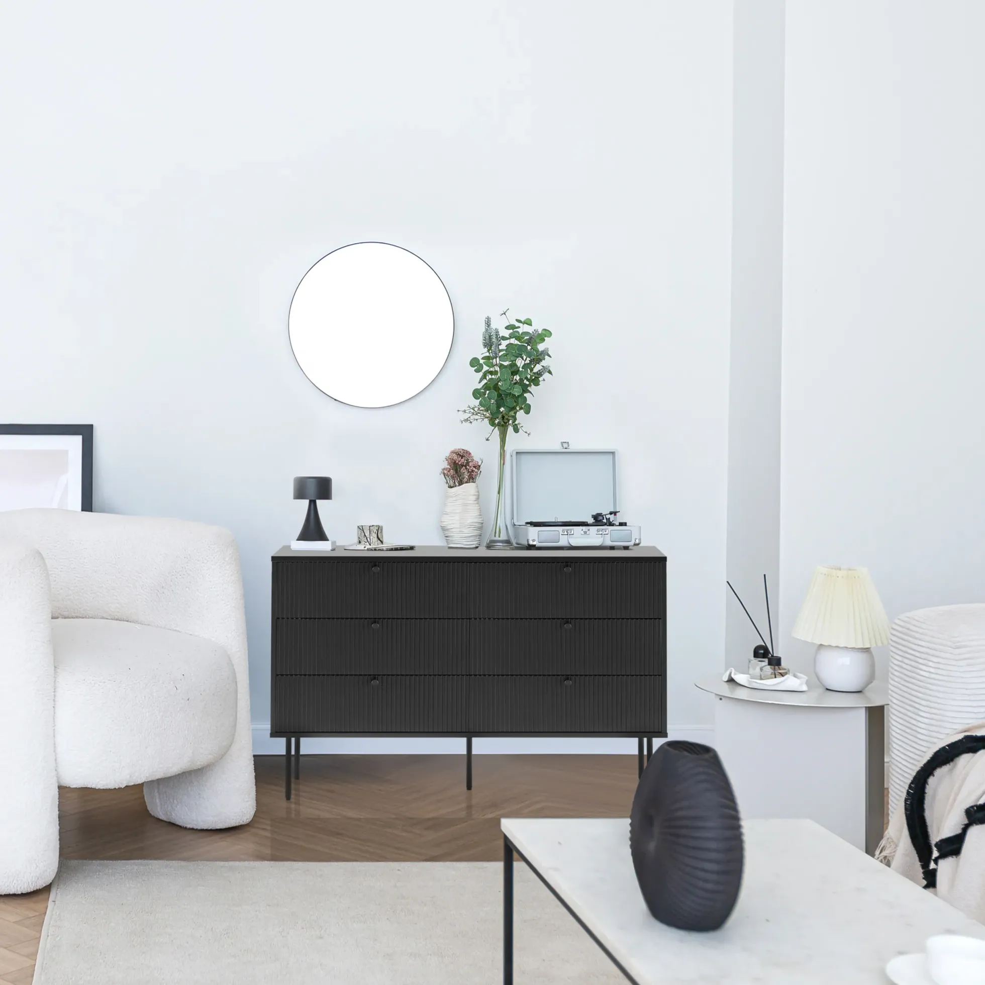 KARBY S - Sideboard Schwarz