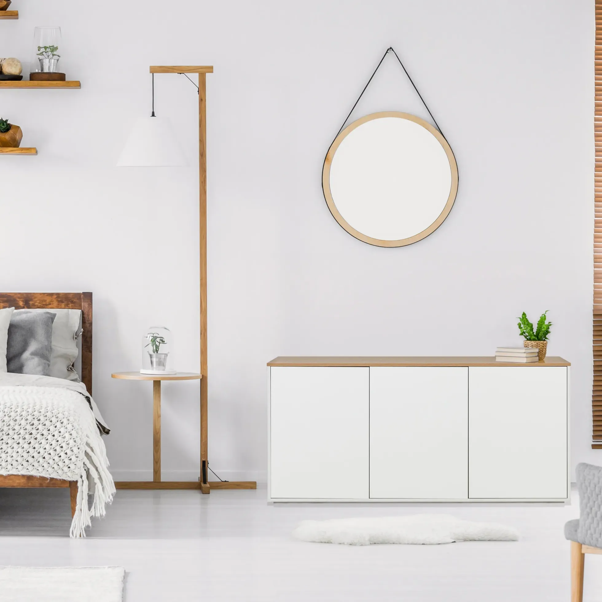 KELO S - Sideboard Weiß/Eiche