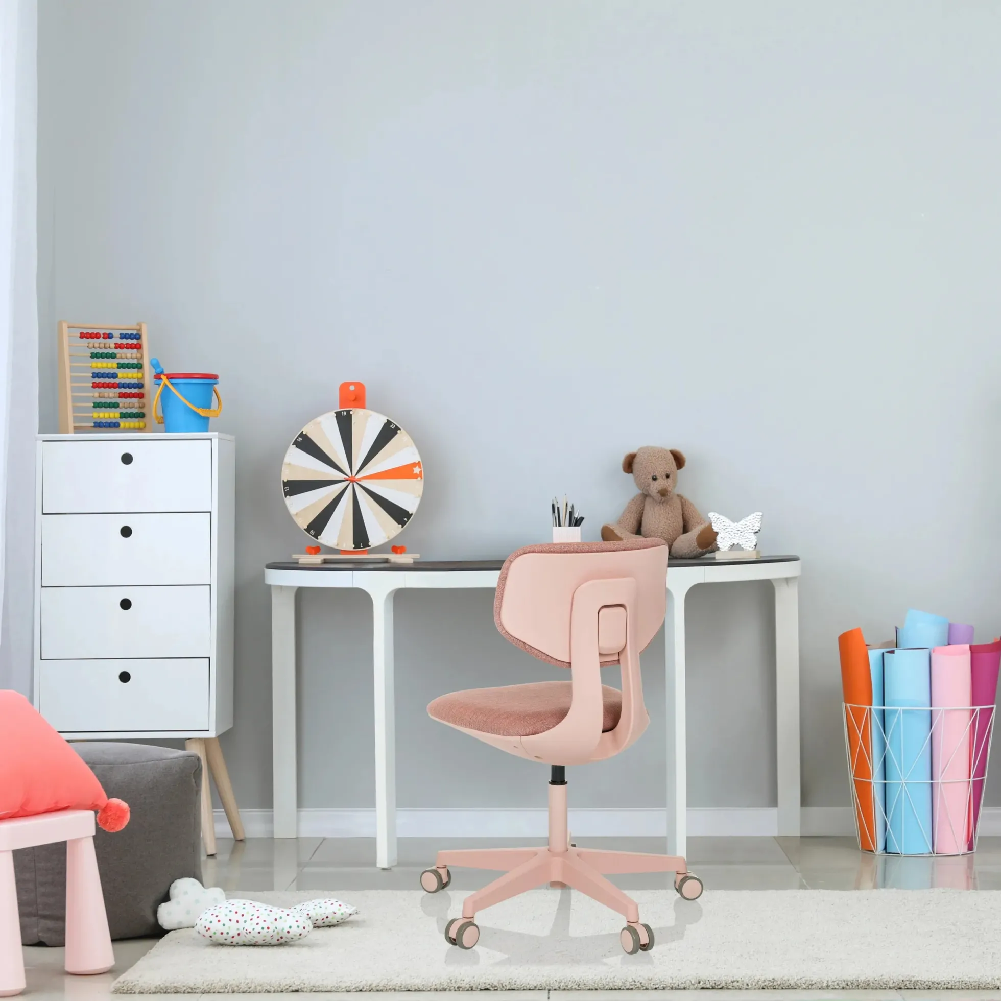 KID COLORE - Kinderdrehstuhl Rosa