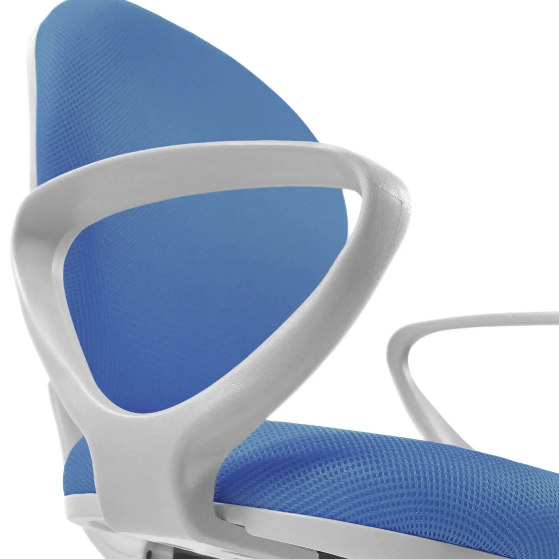 KID COLOUR G1 - Kinderdrehstuhl Blau/Grau