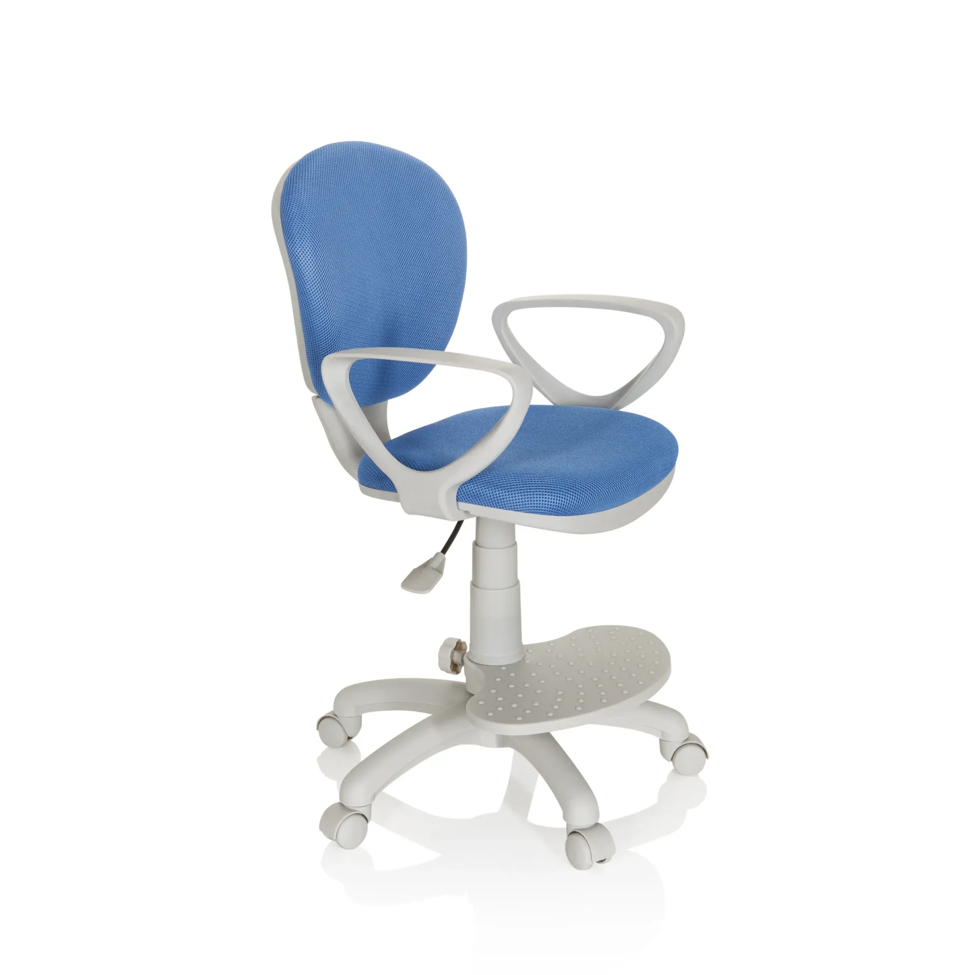 KID COLOUR G1 - Kinderdrehstuhl Blau/Grau