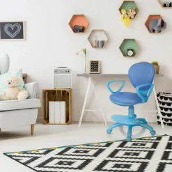 KID COLOUR - Kinderdrehstuhl Blau