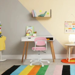 KIDDY BASE I - Kinderdrehstuhl Pink