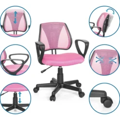 KIDDY CD - Kinderdrehstuhl Pink