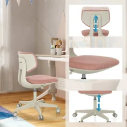 KIDDY CLASSIC | Altersempfehlung: 5 - 10 Jahre - Kinderdrehstuhl Rosa
