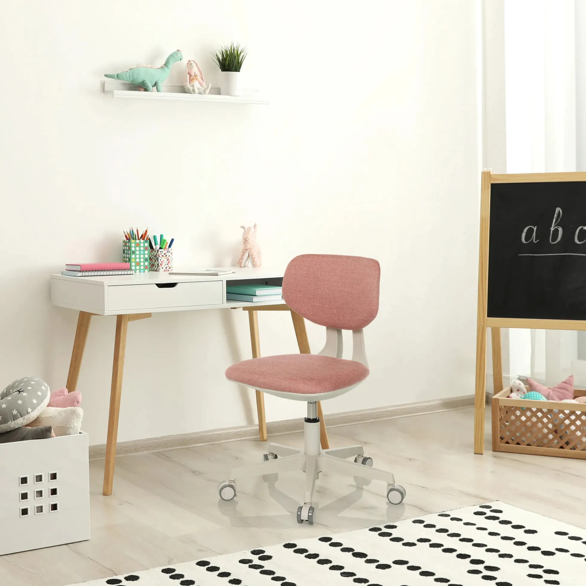 KIDDY CLASSIC | Altersempfehlung: 5 - 10 Jahre - Kinderdrehstuhl Rosa