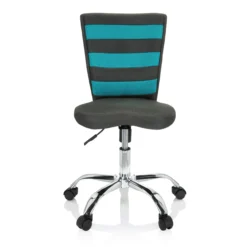 KIDDY COMFORT I - Kinderdrehstuhl Grau/Türkis