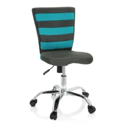 KIDDY COMFORT I - Kinderdrehstuhl Grau/Türkis