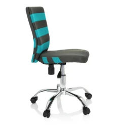 KIDDY COMFORT I - Kinderdrehstuhl Grau/Türkis