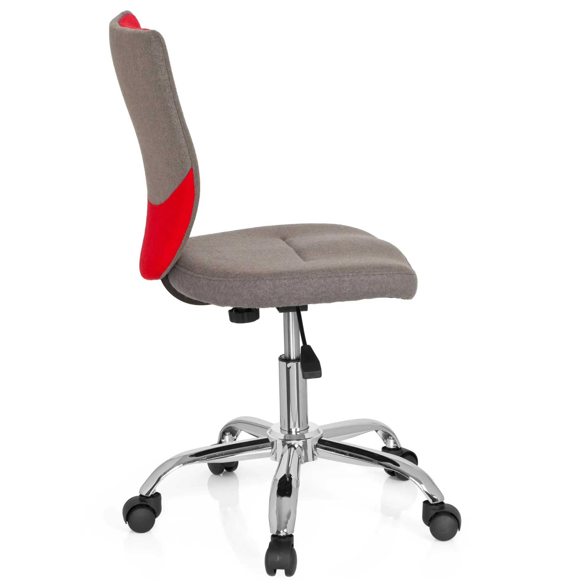 KIDDY COMFORT - Kinderdrehstuhl Grau/Rot