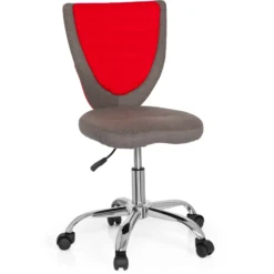 KIDDY COMFORT - Kinderdrehstuhl Grau/Rot