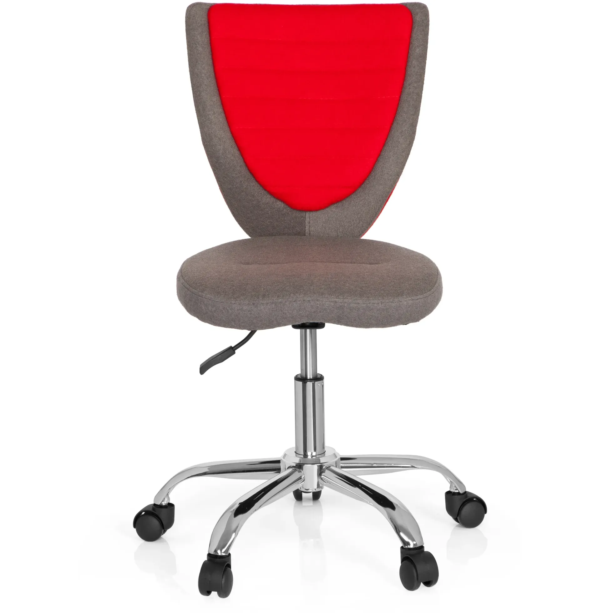 KIDDY COMFORT - Kinderdrehstuhl Grau/Rot