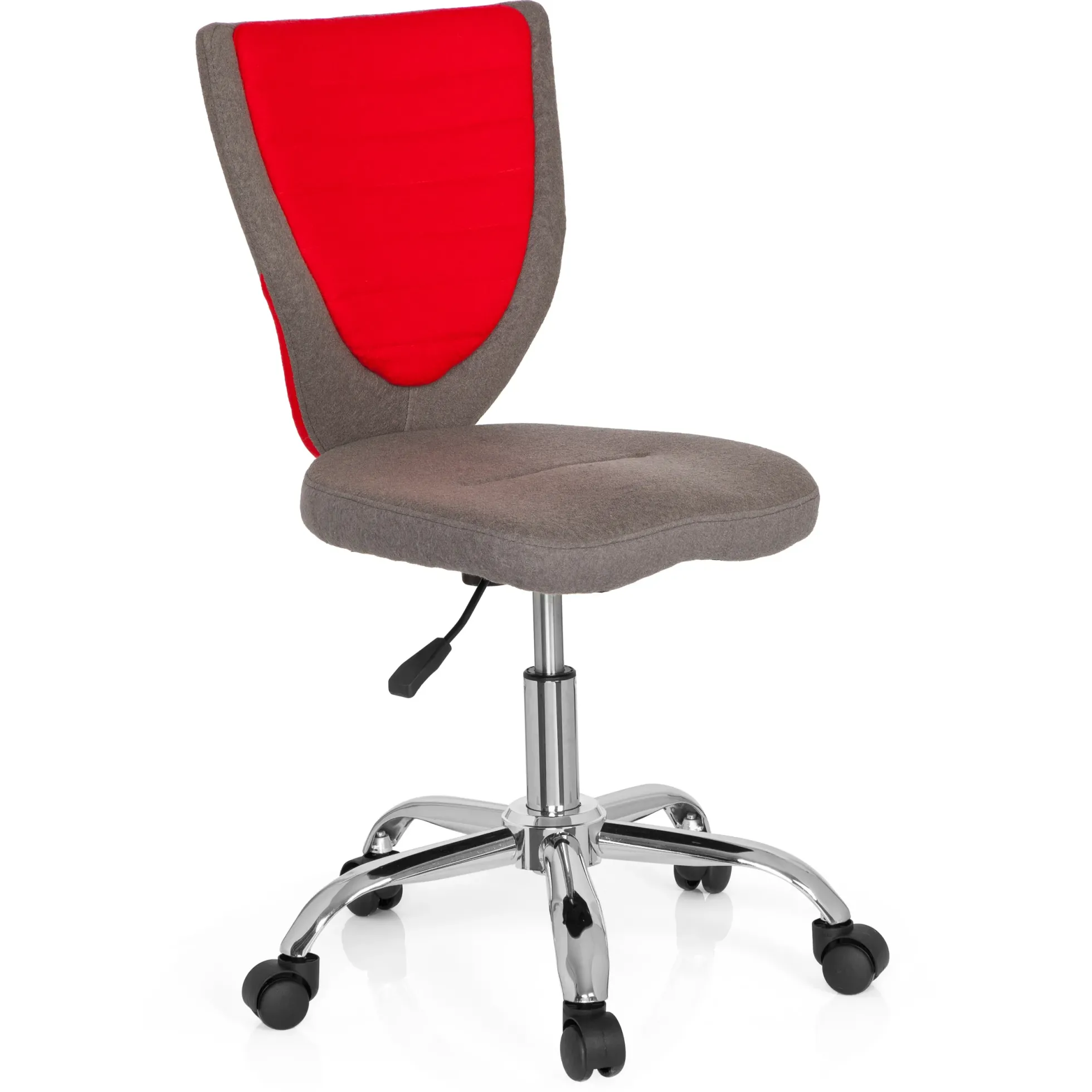 KIDDY COMFORT - Kinderdrehstuhl Grau/Rot