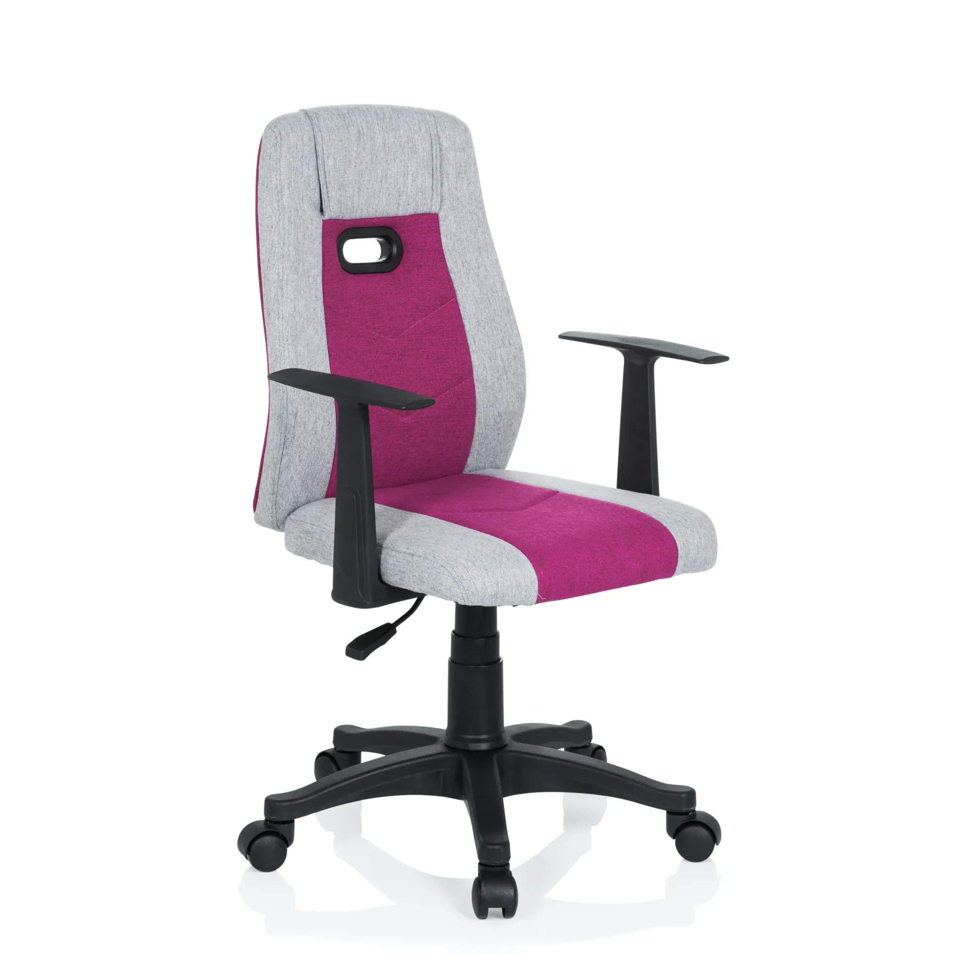 KIDDY EXTRA - Kinderdrehstuhl Grau/Pink