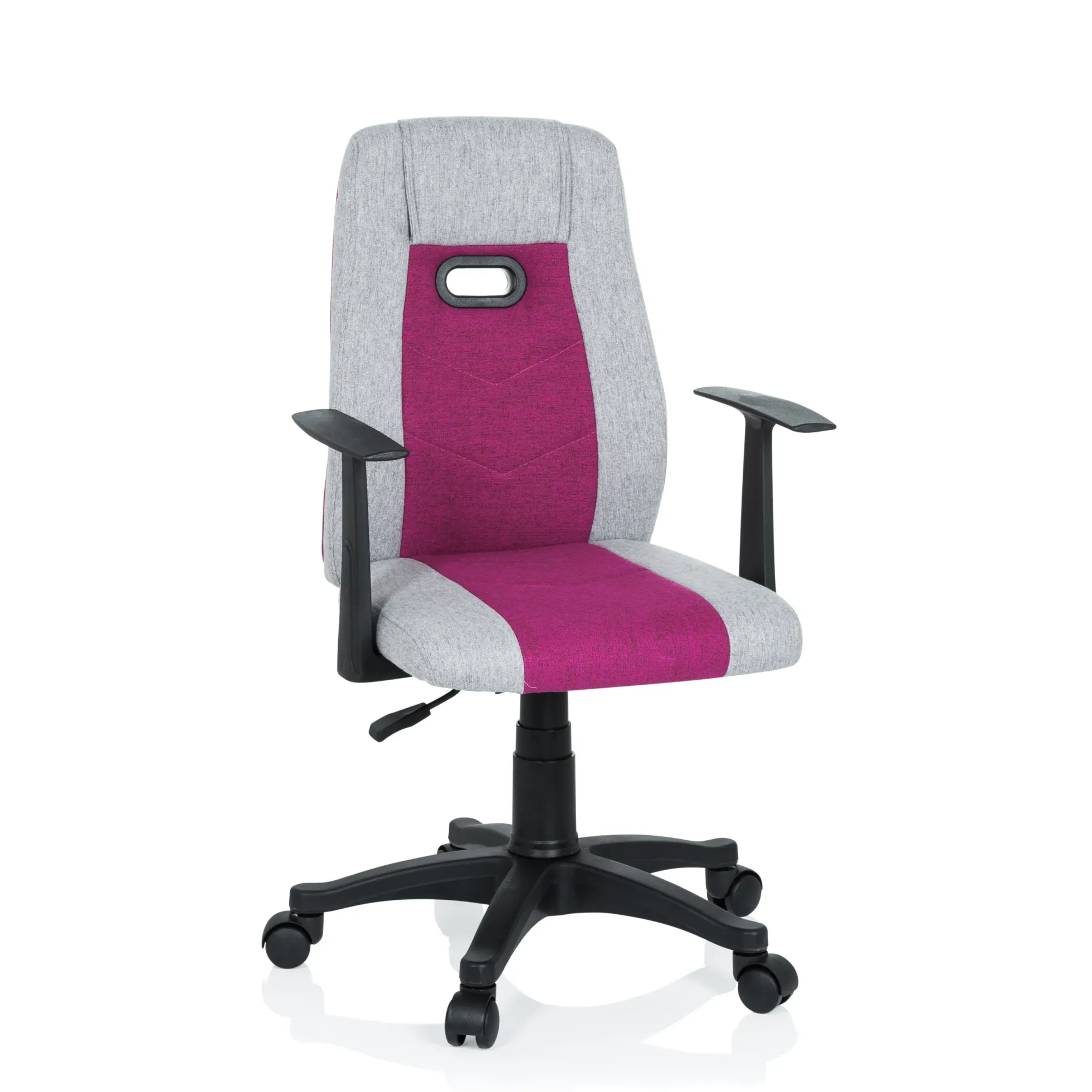 KIDDY EXTRA - Kinderdrehstuhl Grau/Pink