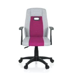 KIDDY EXTRA - Kinderdrehstuhl Grau/Pink