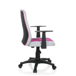KIDDY EXTRA - Kinderdrehstuhl Grau/Pink