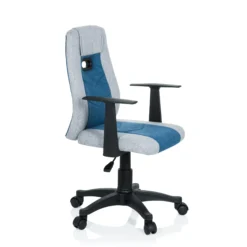 KIDDY EXTRA - Kinderdrehstuhl Grau/Blau