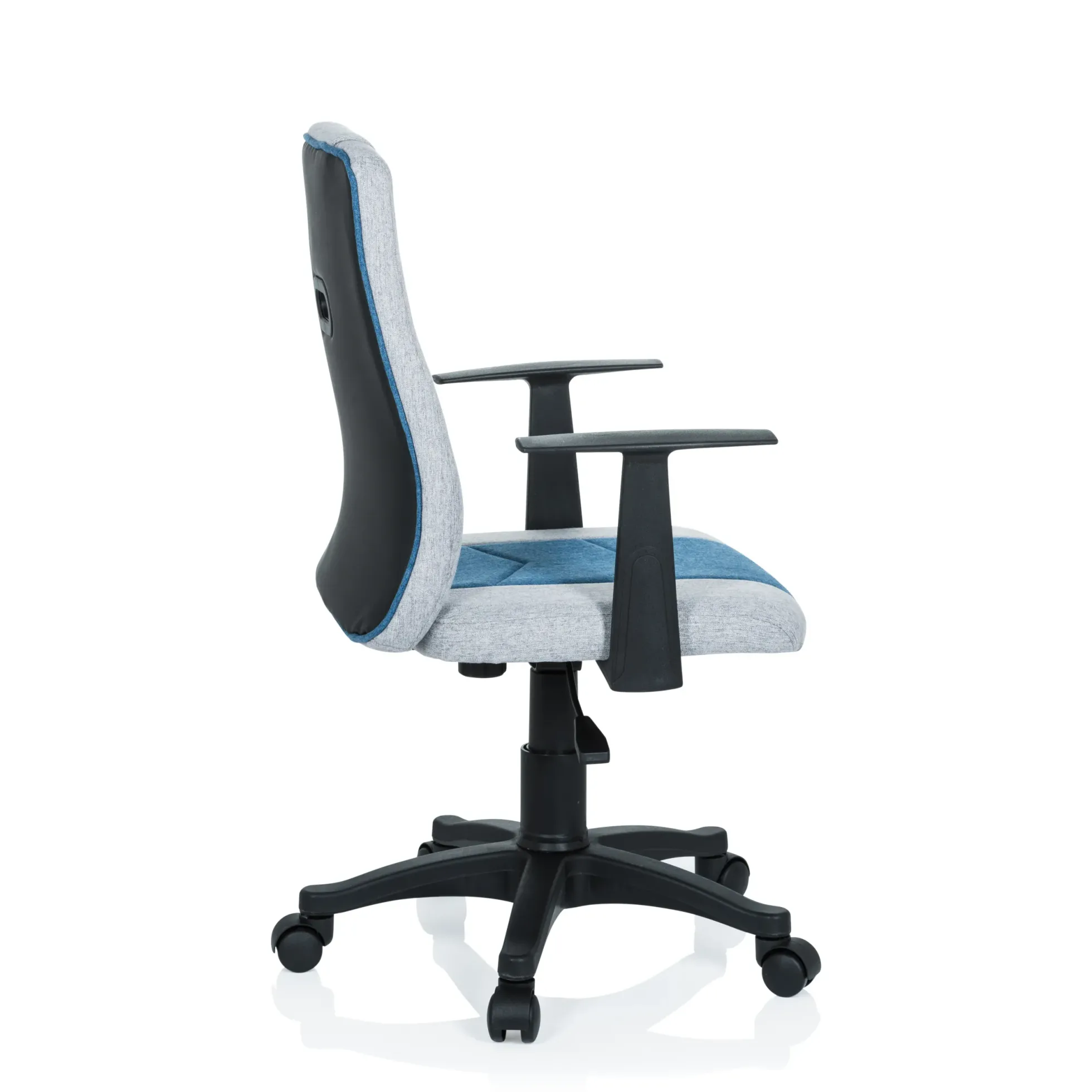 KIDDY EXTRA - Kinderdrehstuhl Grau/Blau