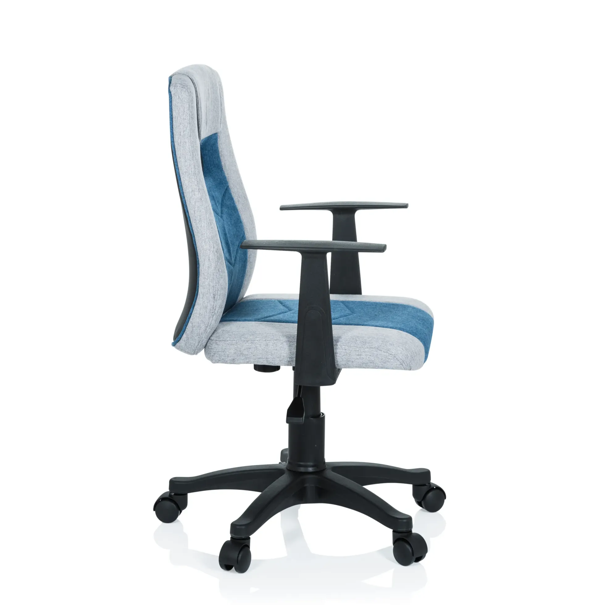 KIDDY EXTRA - Kinderdrehstuhl Grau/Blau
