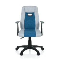 KIDDY EXTRA - Kinderdrehstuhl Grau/Blau