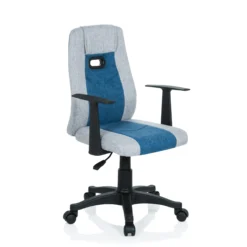 KIDDY EXTRA - Kinderdrehstuhl Grau/Blau