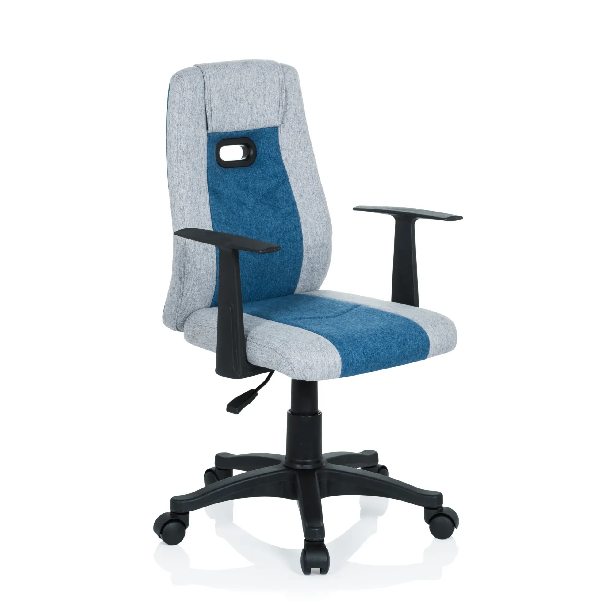 KIDDY EXTRA - Kinderdrehstuhl Grau/Blau
