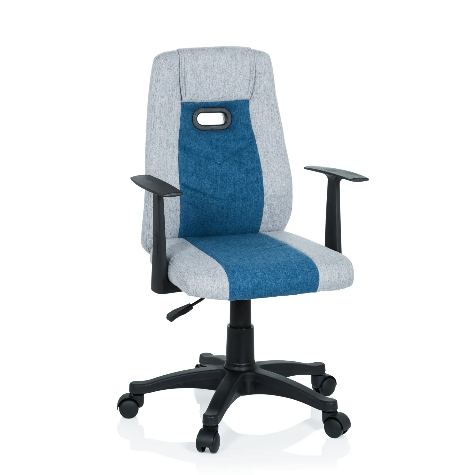 KIDDY EXTRA - Kinderdrehstuhl Grau/Blau