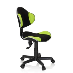 KIDDY GTI-2 - Kinderdrehstuhl Schwarz/Grün